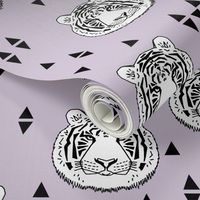 Tiger - White/Lavender by Andrea Lauren