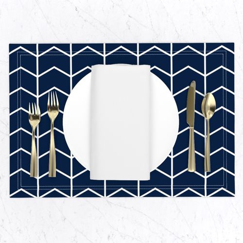 Chevron // Navy