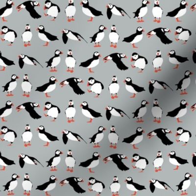 just puffins silver small