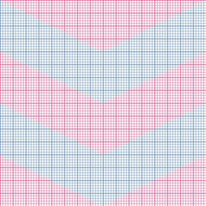 pink chevron graph paper