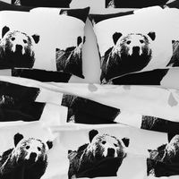 Black Bear // Pillow Cover