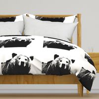 Black Bear // Pillow Cover