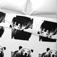 Black Bear // Pillow Cover