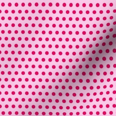 polka dot pink