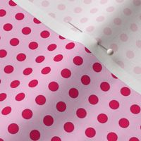 polka dot pink