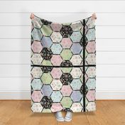 Snowflower Cheater Quilt