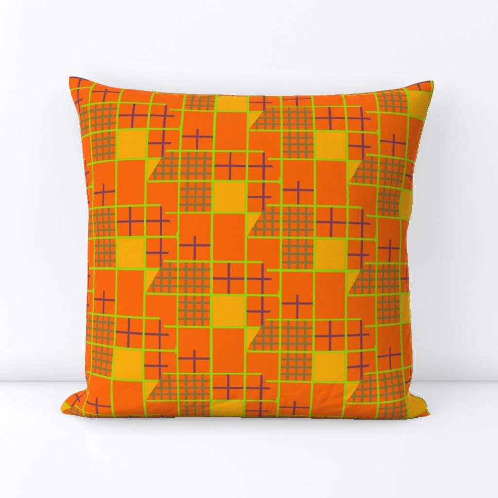 Summer Heat Retro Geometric Small