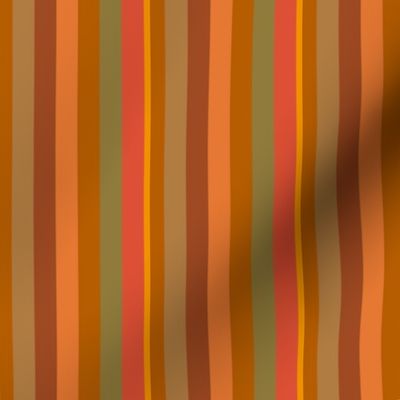 Orange and Green Stripes