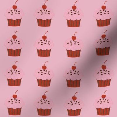 Cupcakes on Pink