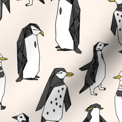 penguins // off-white champagne penguins penguin bird antarctic white soft ice winter