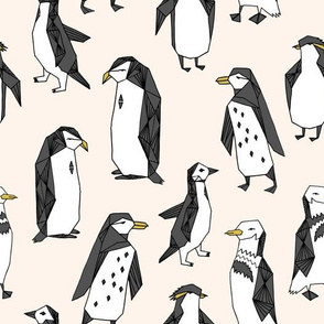 penguins // off-white champagne penguins penguin bird antarctic white soft ice winter