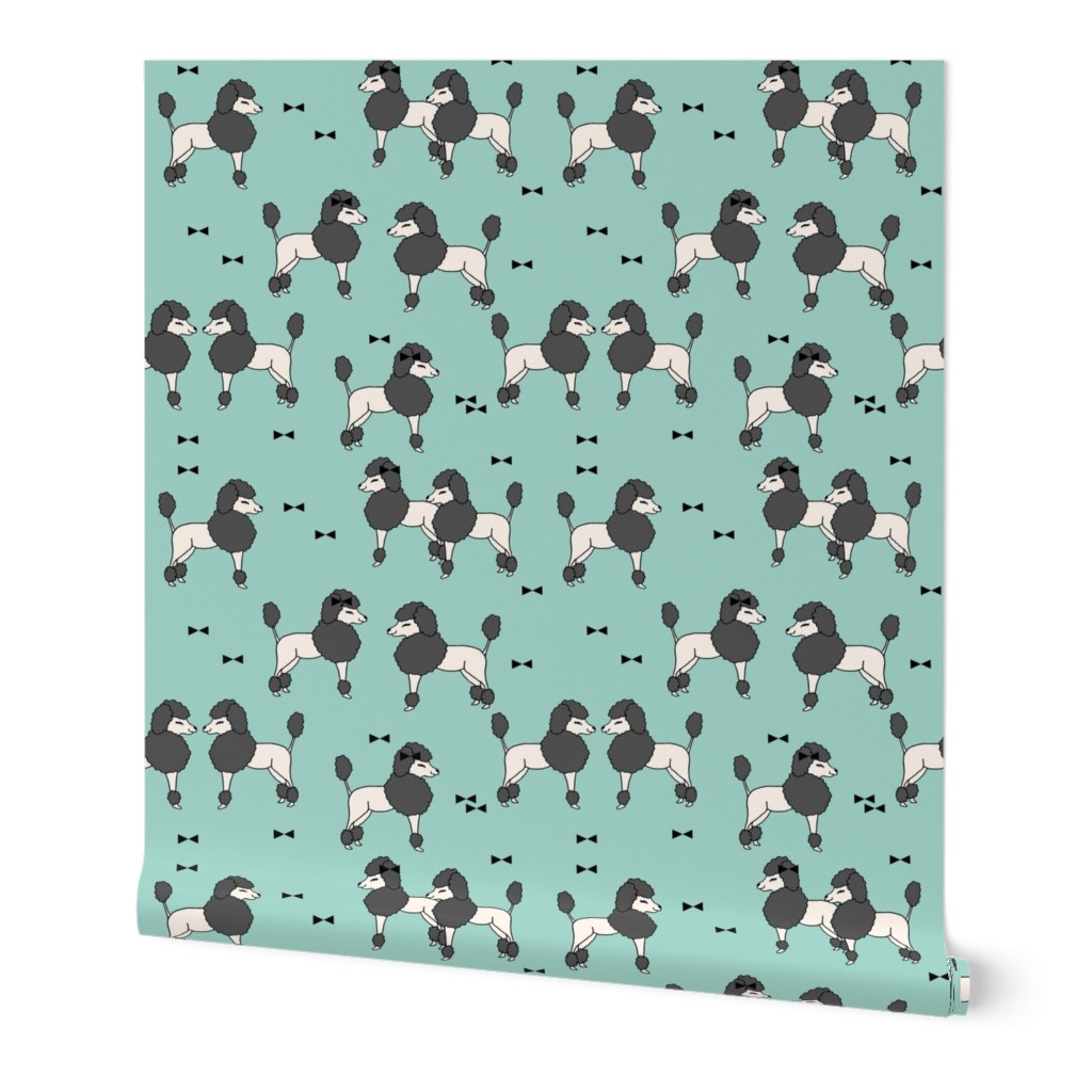 poodle // poodles dog fabric