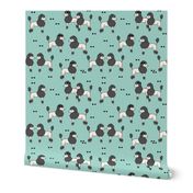 poodle // poodles dog fabric