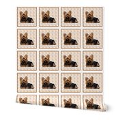 yorkie quilt block