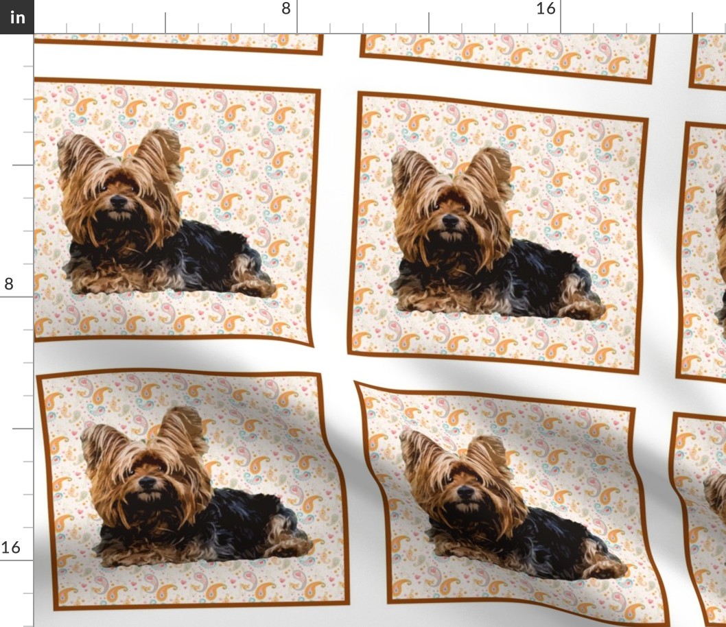 yorkie quilt block