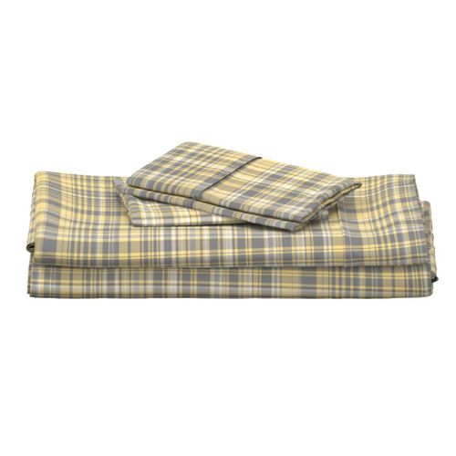 Gray & Yellow Plaid