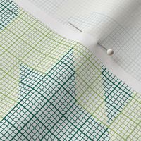 houndstooth graph paper (green)