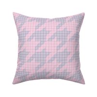 houndstooth graph paper (pink and purple)