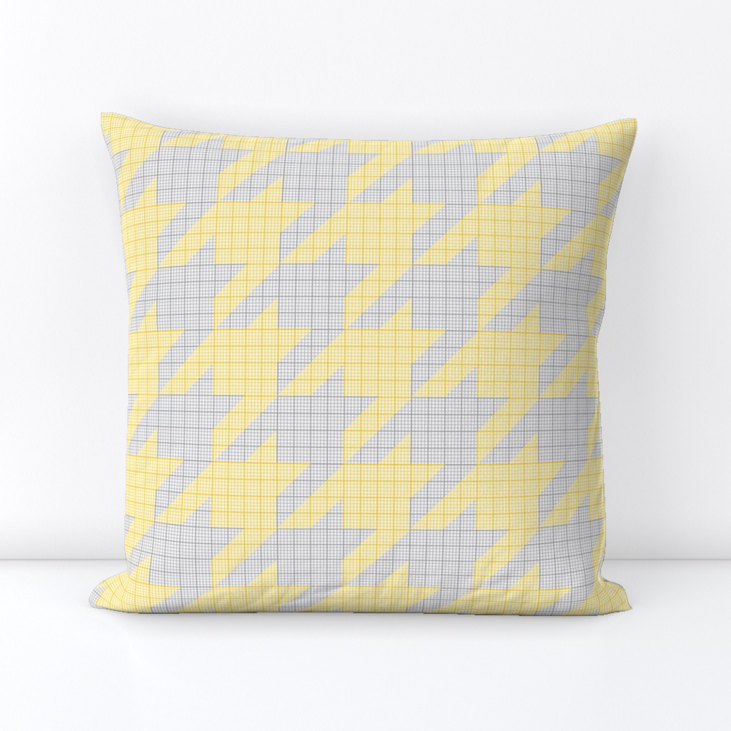 houndstooth graph paper (sunflower)