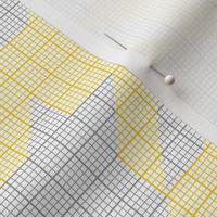 houndstooth graph paper (sunflower)