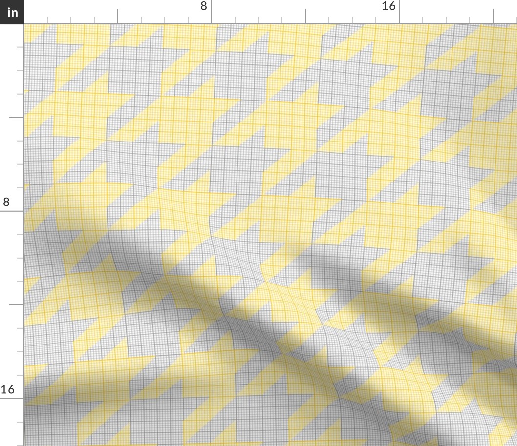 houndstooth graph paper (sunflower)