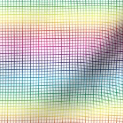 rainbow graph paper (small rainbow)