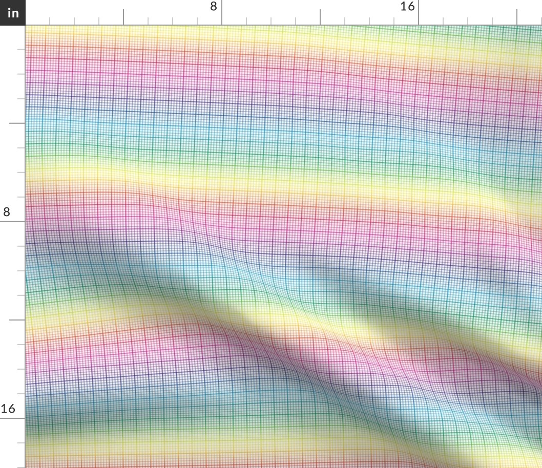 rainbow graph paper (small rainbow)