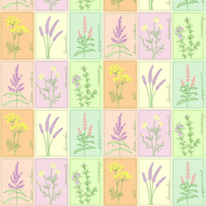 Herb Garden Cheater quilt