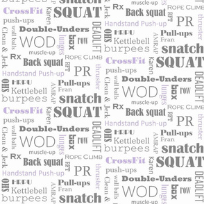grey and lilac crossfit