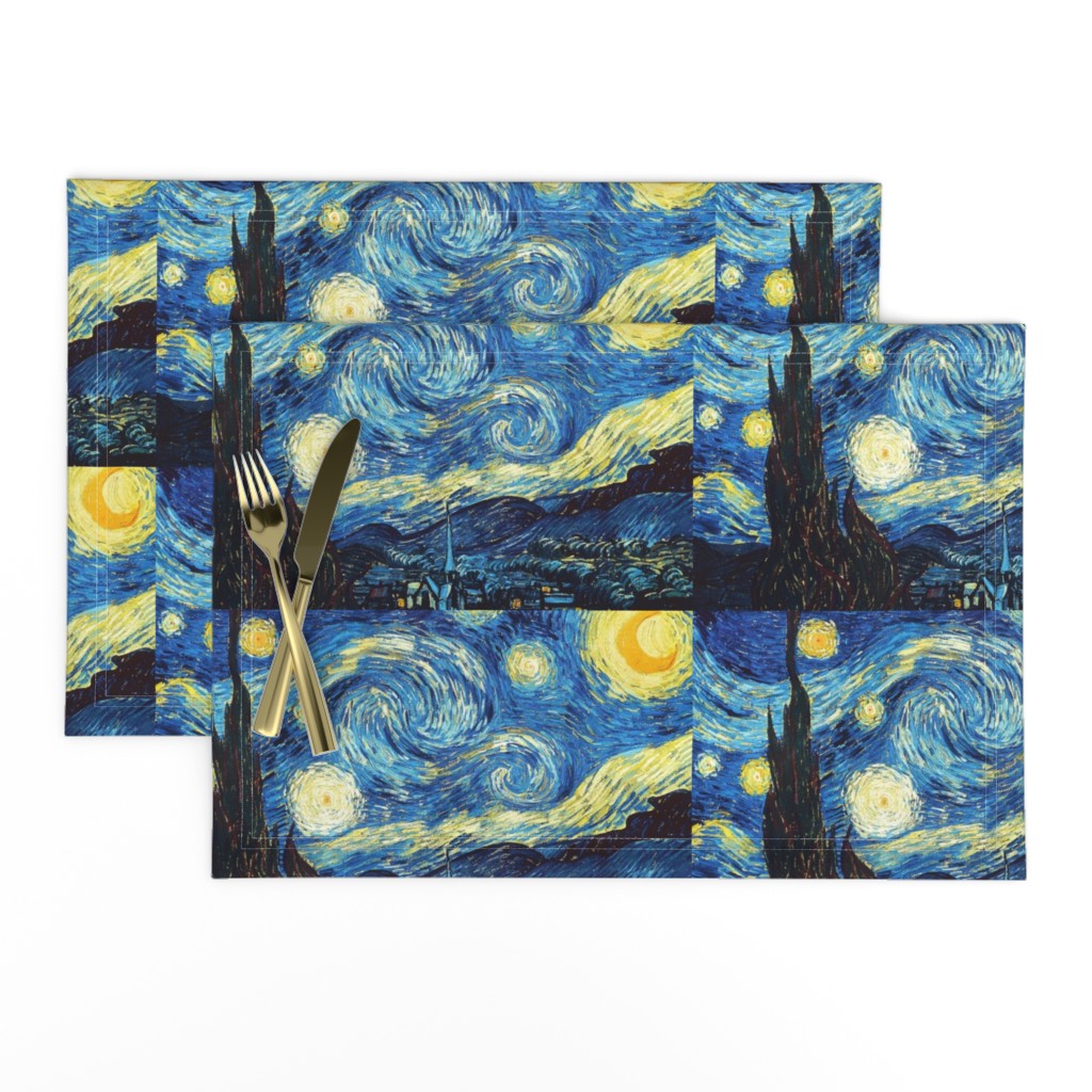 8x13" The Starry Night Vincent Van Gogh