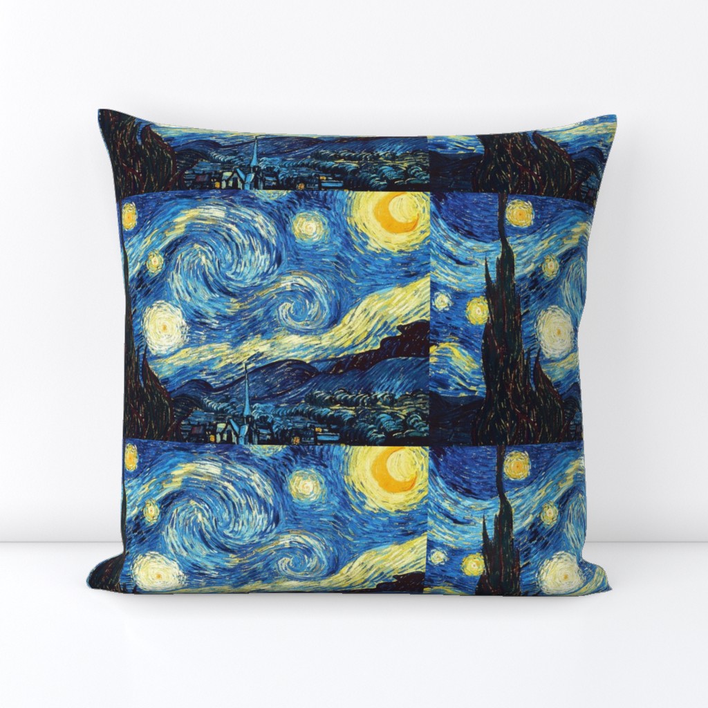 8x13" The Starry Night Vincent Van Gogh