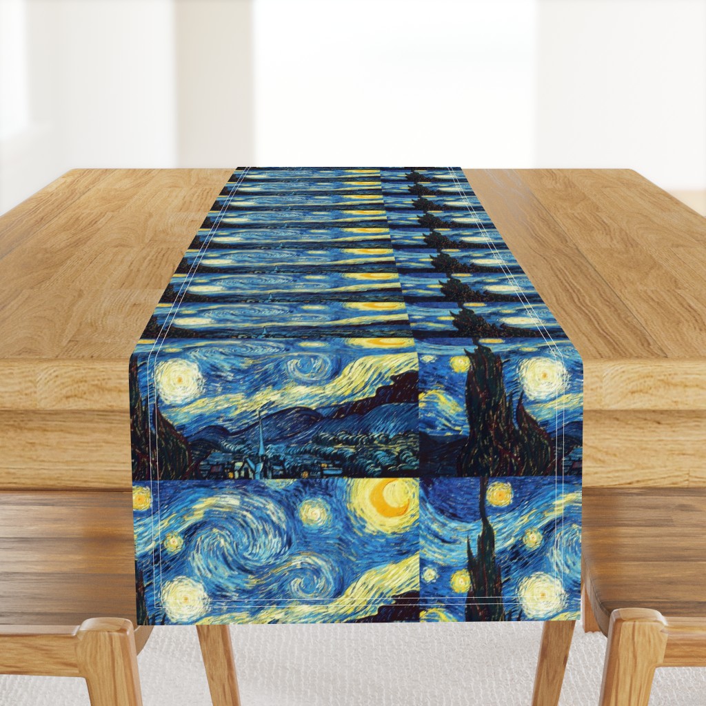 8x13" The Starry Night Vincent Van Gogh