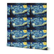 8x13" The Starry Night Vincent Van Gogh