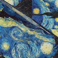 8x13" The Starry Night Vincent Van Gogh