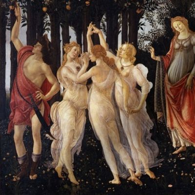 14" Botticelli Primavera