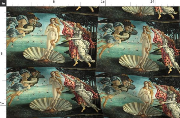 Engel Gottin Venus Botticelli Geburt Der Venus Spoonflower