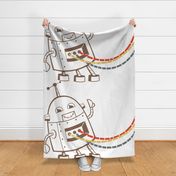 Robot Nursery Decal