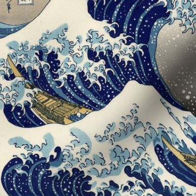 16" The Great Wave off Kanagawa Hokusai