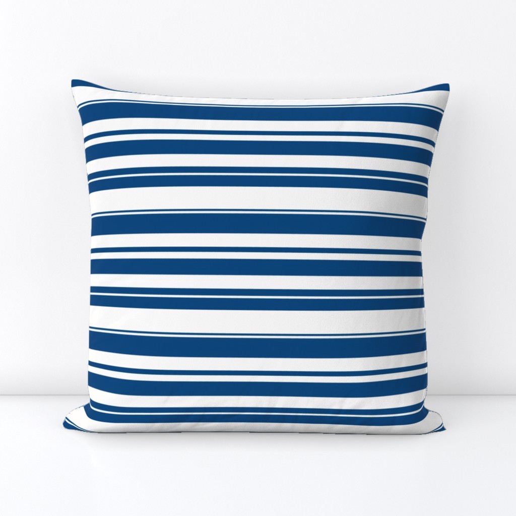 Horizontal Navy Stripes