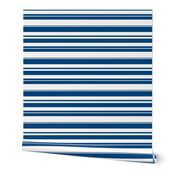 Horizontal Navy Stripes