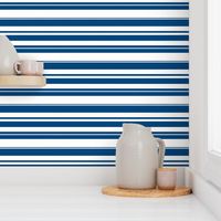 Horizontal Navy Stripes