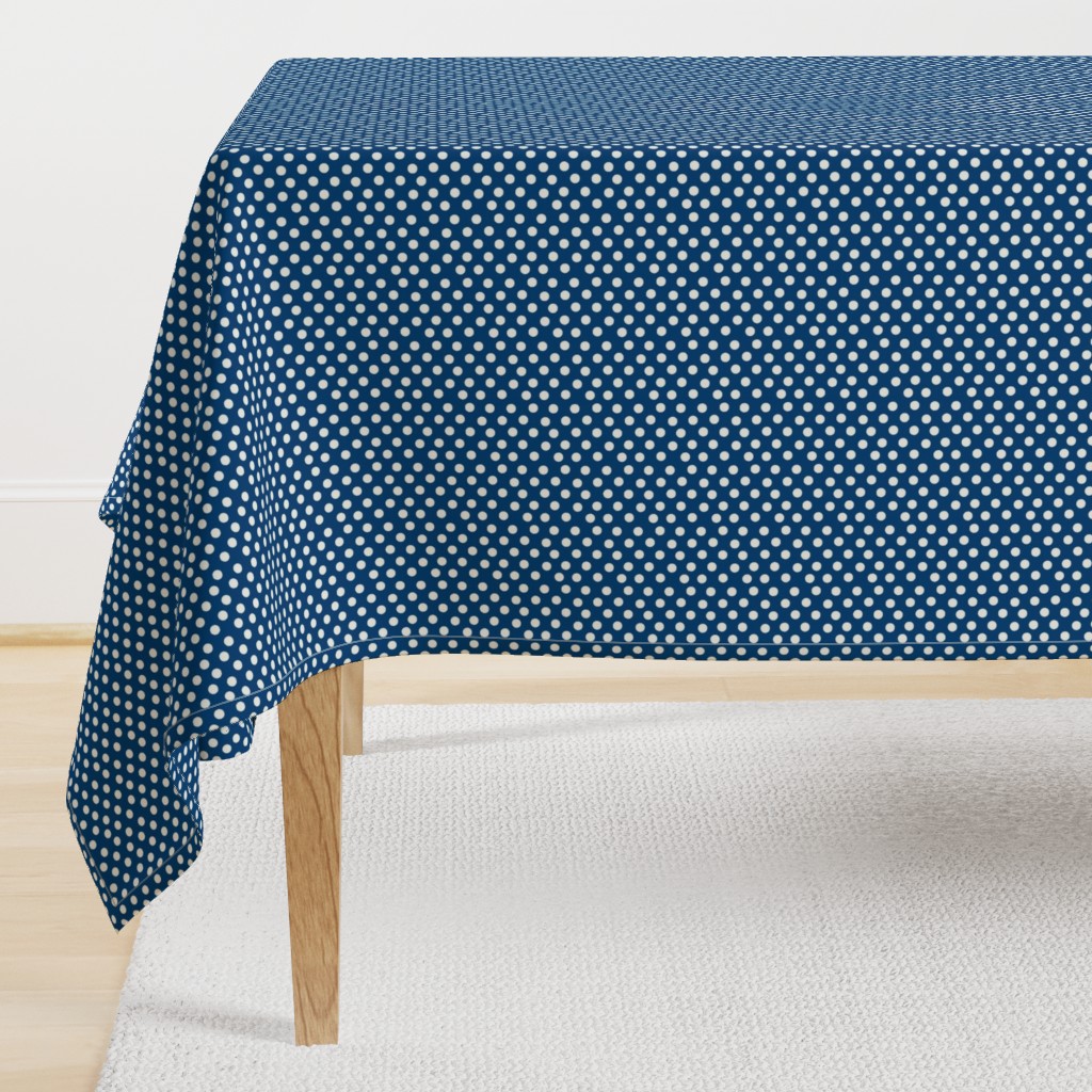 Pretty Polka Dots in Navy