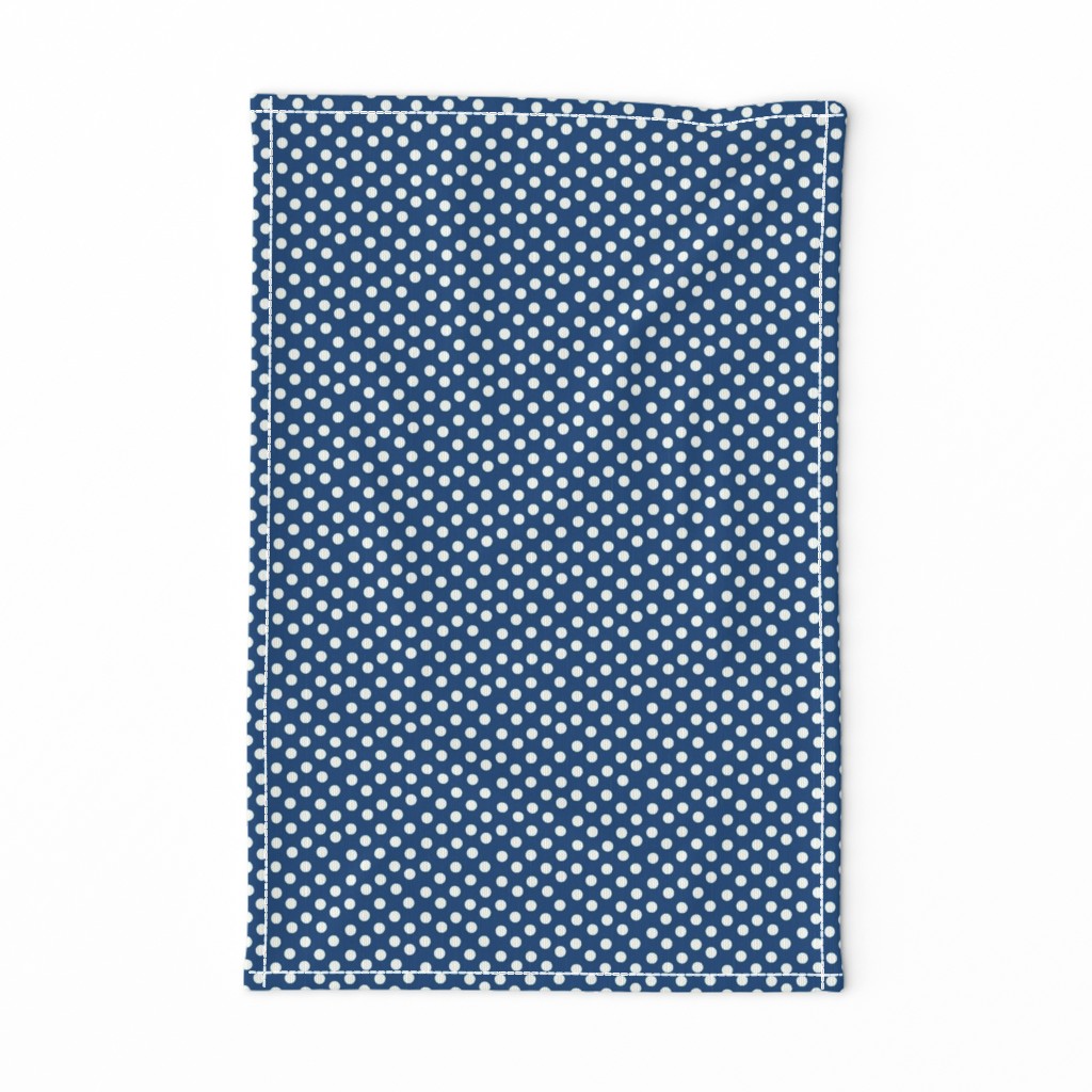 Pretty Polka Dots in Navy