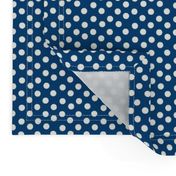 Pretty Polka Dots in Navy