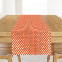 Pretty Polka Dots in Tangerine