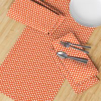 Pretty Polka Dots in Tangerine