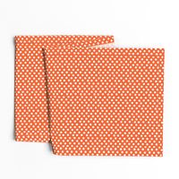 Pretty Polka Dots in Tangerine