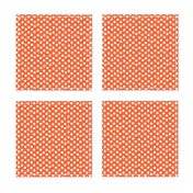 Pretty Polka Dots in Tangerine