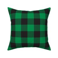 tartan green black