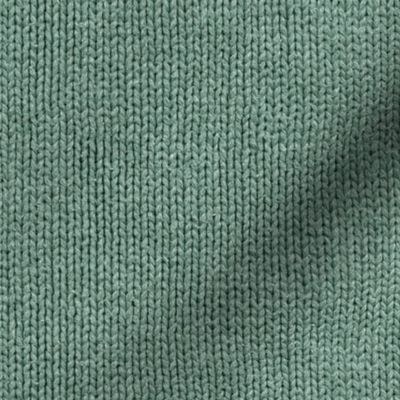 faded green knit